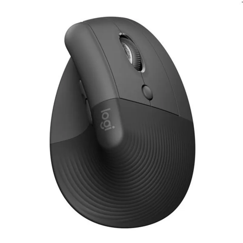 Logitech Lift Vertical for Business, ergonomická myš - grafitová
