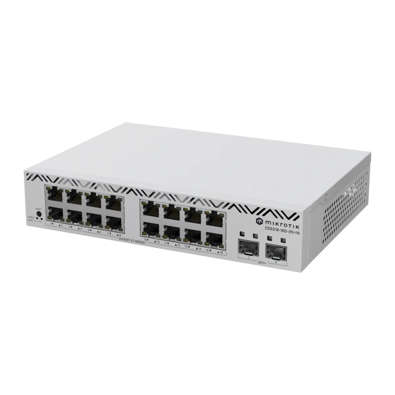 MIKROTIK RouterBOARD Cloud Smart Switch CSS318-16G-2S+IN + SwOS (16x GLAN; 2x SFP+) rack