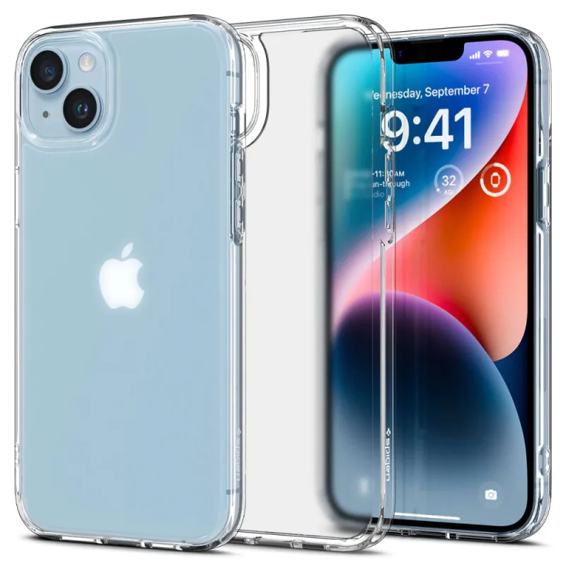 Kryt Spigen Ultra Hybrid iPhone 14 Plus – matný číry
