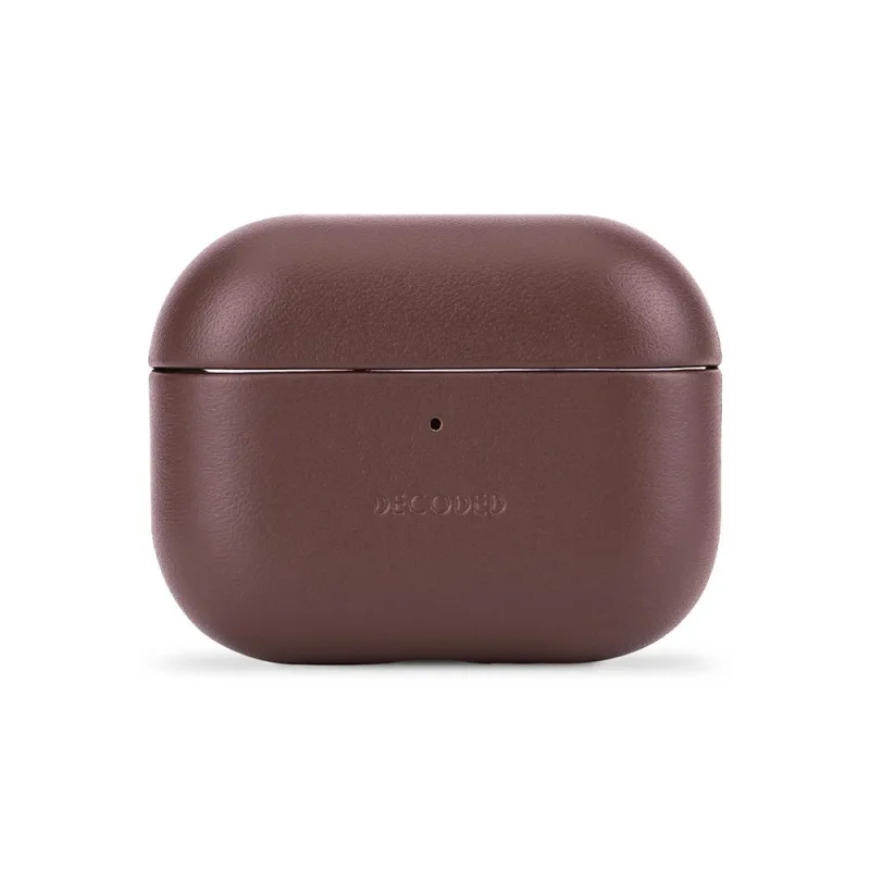 Decoded puzdro Leather AirCase pre Apple Airpods Pro 3 - Chocolate