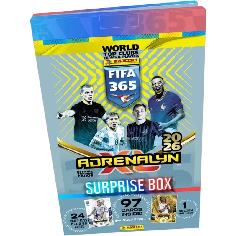 PANINI FIFA 365 2025/2026 ADRENALYN karty Adventný kalendár