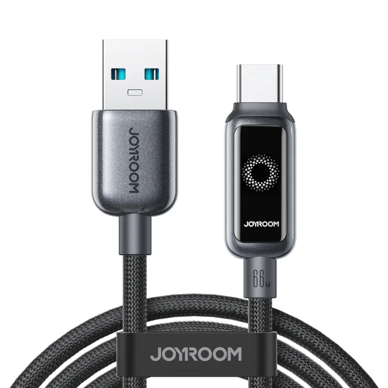 Joyroom S-A55 StarFlight 66W USB-A - USB-C kábel 1,2 m - čierny