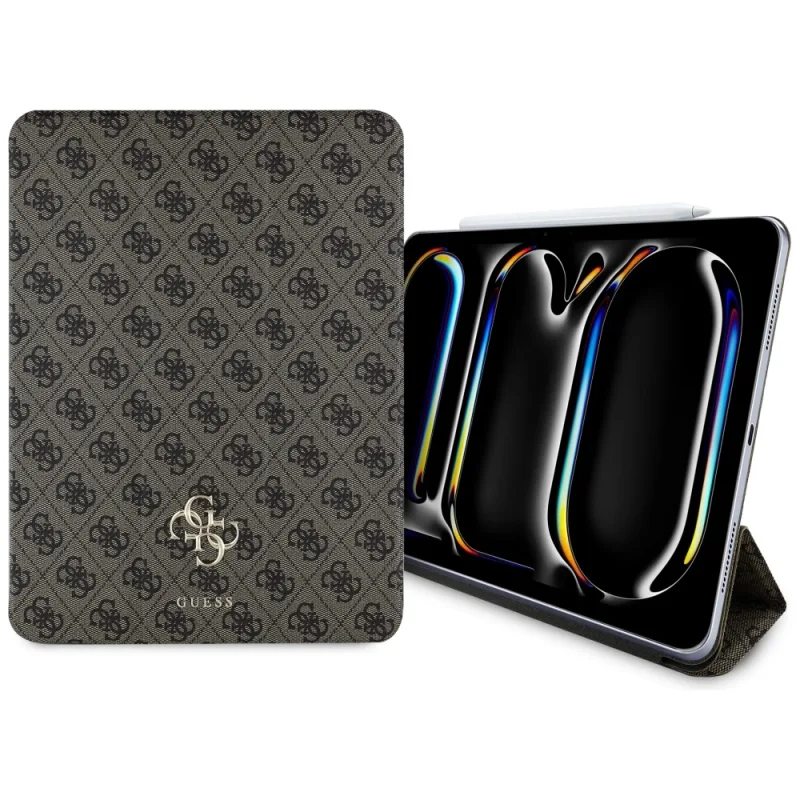 Guess GUFC13PM24PS4SGW iPad Pro 13" 2024 hnedé magnetické 4G veľké logo