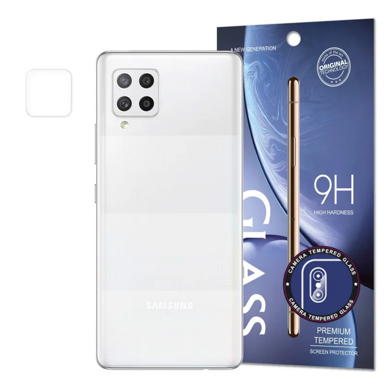 Tvrdené sklo na fotoaparát super odolné 9H ochranné sklo Samsung Galaxy A42 5G (balenie – obálka)