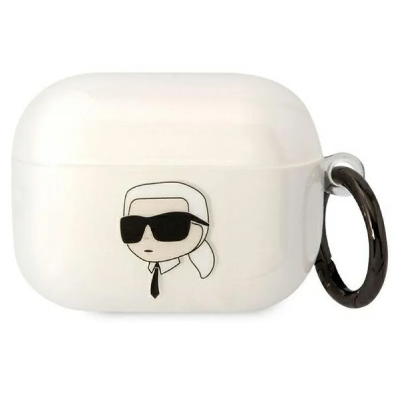 Karl Lagerfeld KLAPHNIKTCT AirPods Pro kryt transparentný Karl`s Head