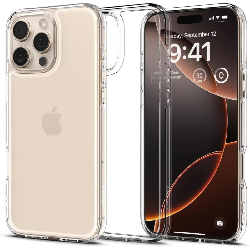 Kryt Spigen Ultra Hybrid Case pre iPhone 16 Pro Max – priehľadný