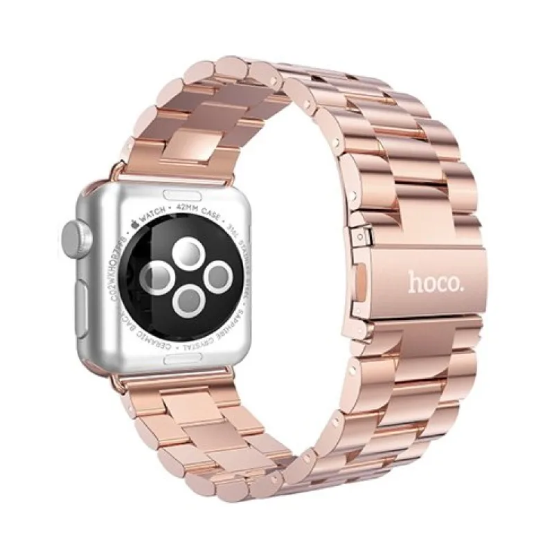 HOCO remienok Premium Edition pre Apple Watch 42/44/45 mm - Rose Gold
