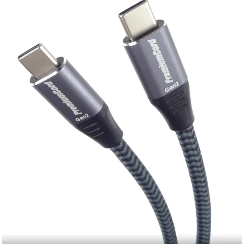 PremiumCord USB-C kábel (USB 3.2 GEN 2x2, 5A, 100W, 20Gbit/ s) bavlnený…