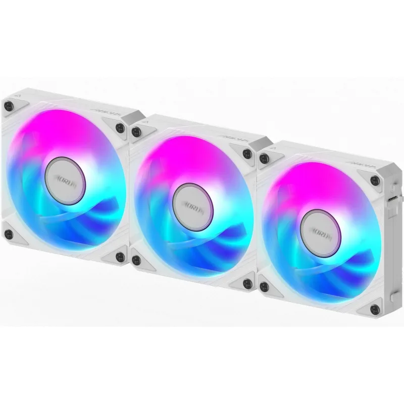 Gigabyte AORUS EZ CHAIN FAN 120 ICE, ARGB, white, 3-Pack