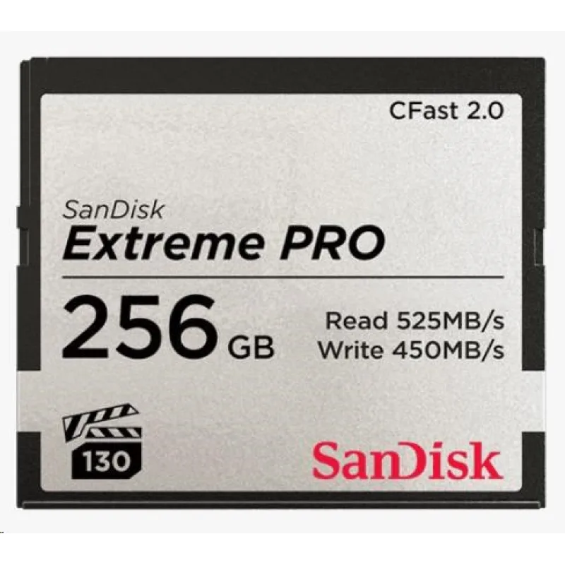 SanDisk CFAST 2.0 256GB Extreme Pro (525 MB/ s VPG130) SDCFSP-256G-G46D