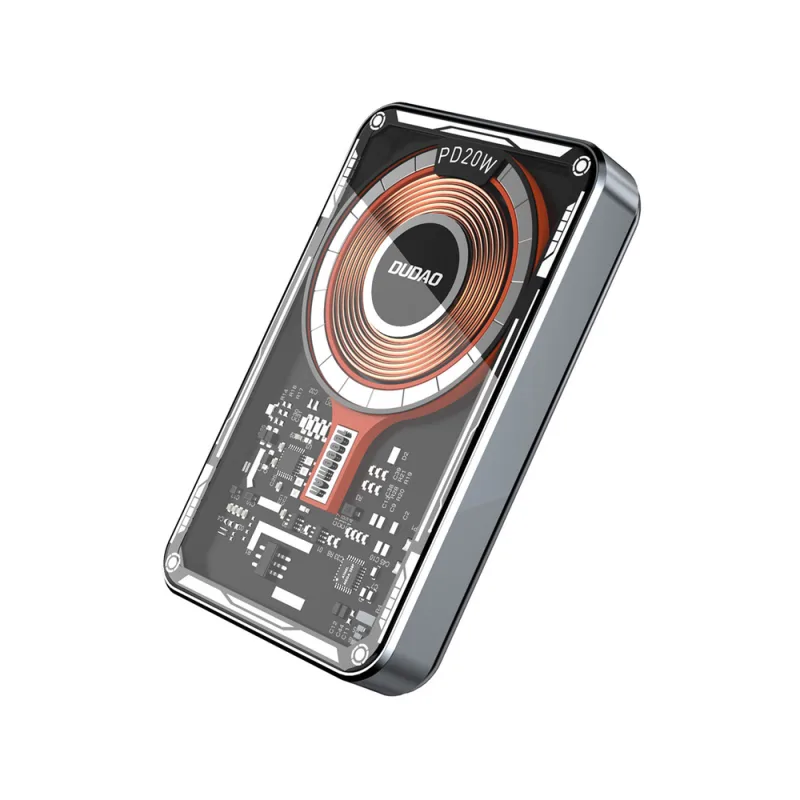 Power banka Dudao TGK1 s bezdrôtovou nabíjačkou MagSafe 20W 10000mAh čierna (TGK1-čierna)