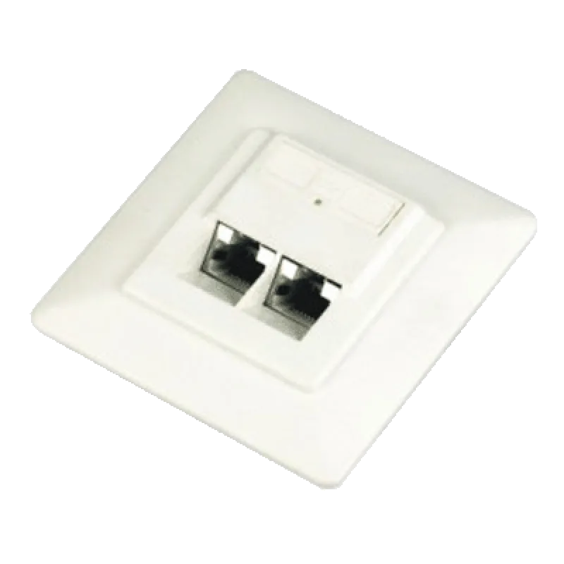 DATACOM UTP dvojzásuvka pod omietku 45 st.- Cat5e 2050