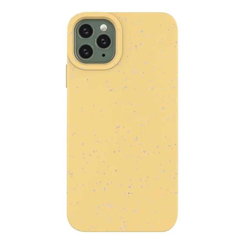 Eco Case Case pre iPhone 11 Pro Max Silicone Cover Phone Cover Yellow
