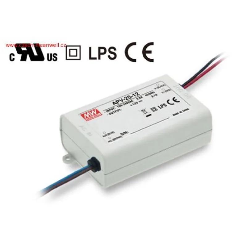 MEANWELL - APV-25-12 - napájací zdroj 12V 25W APV-25-12