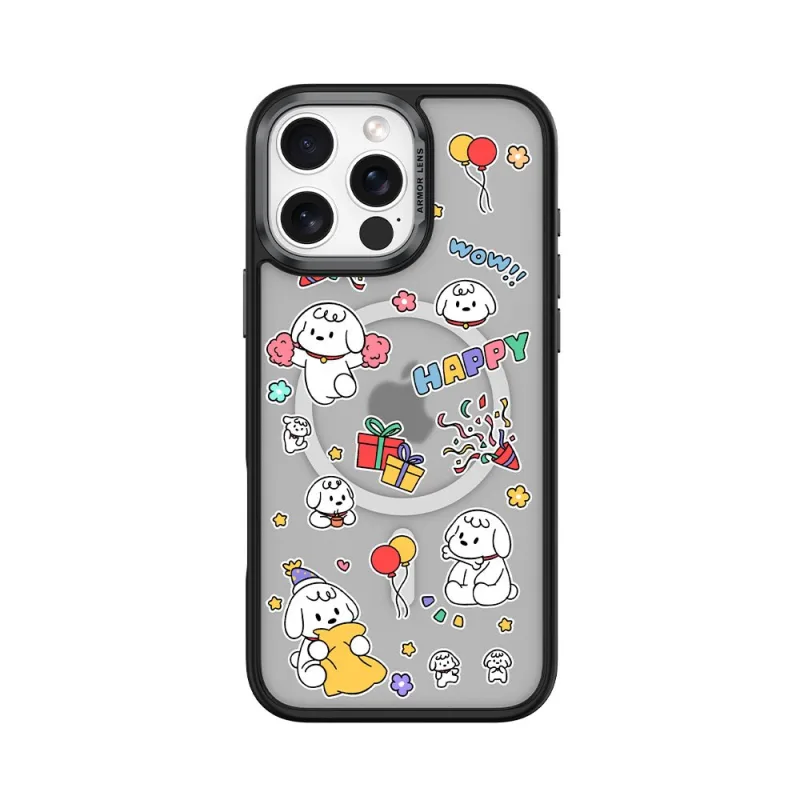 Comma kryt Cultural Series Magnetic Case pre iPhone 16 - Happy Dog…