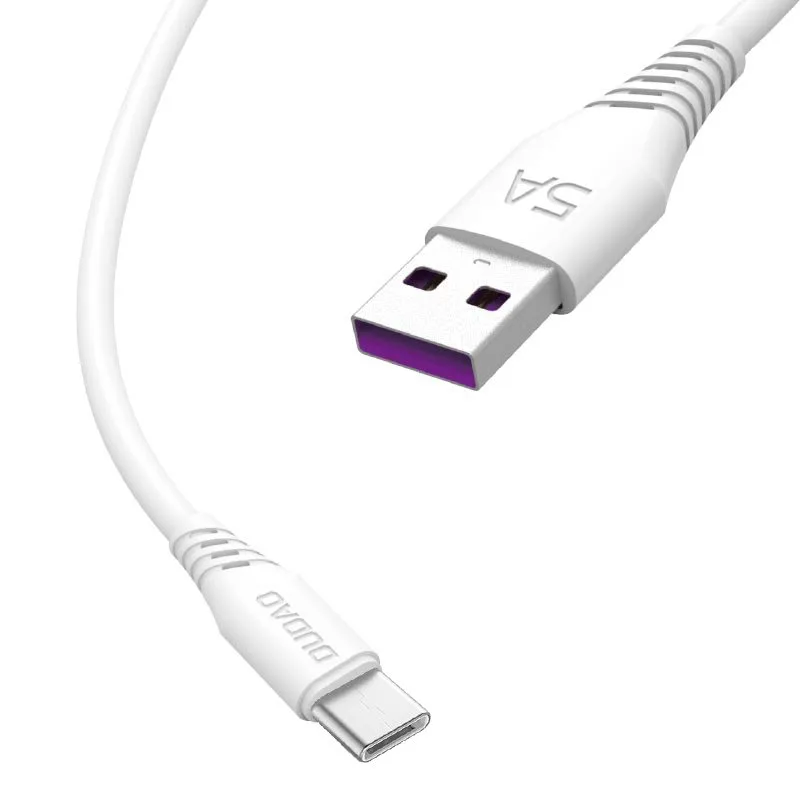 Dudao kábel USB / USB Type C 5A kábel 2m biely (L2T 2m biely)