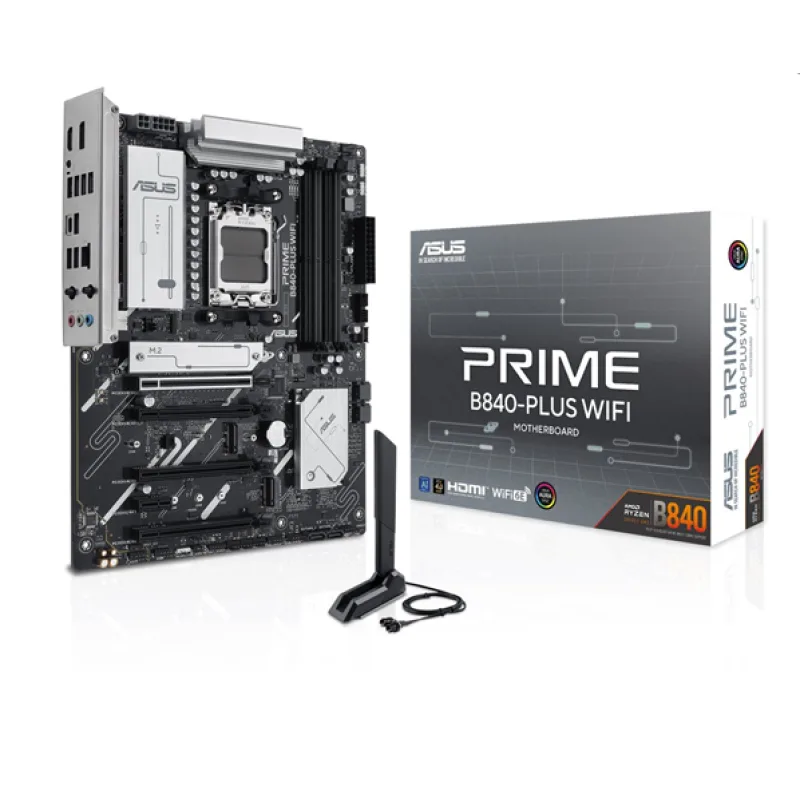 ASUS PRIME B840-PLUS WIFI, AM5, 4xDDR5, ATX