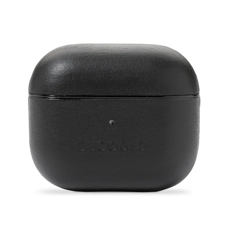 Decoded puzdro AirCase Leather pre Apple Airpods 3 - Black D21AP3C1BK