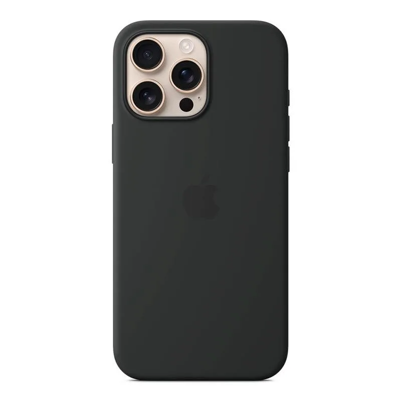 iPhone 16 Pro Max Silicone Case with MagSafe - Black