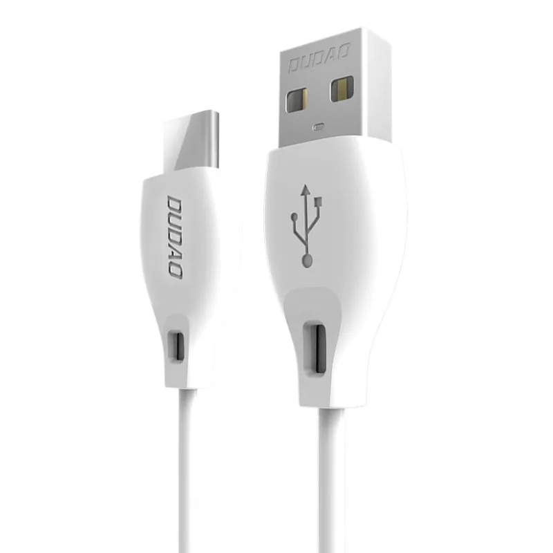 Dudao kábel USB typu C 2.1A 1m biely (L4T 1m biely)