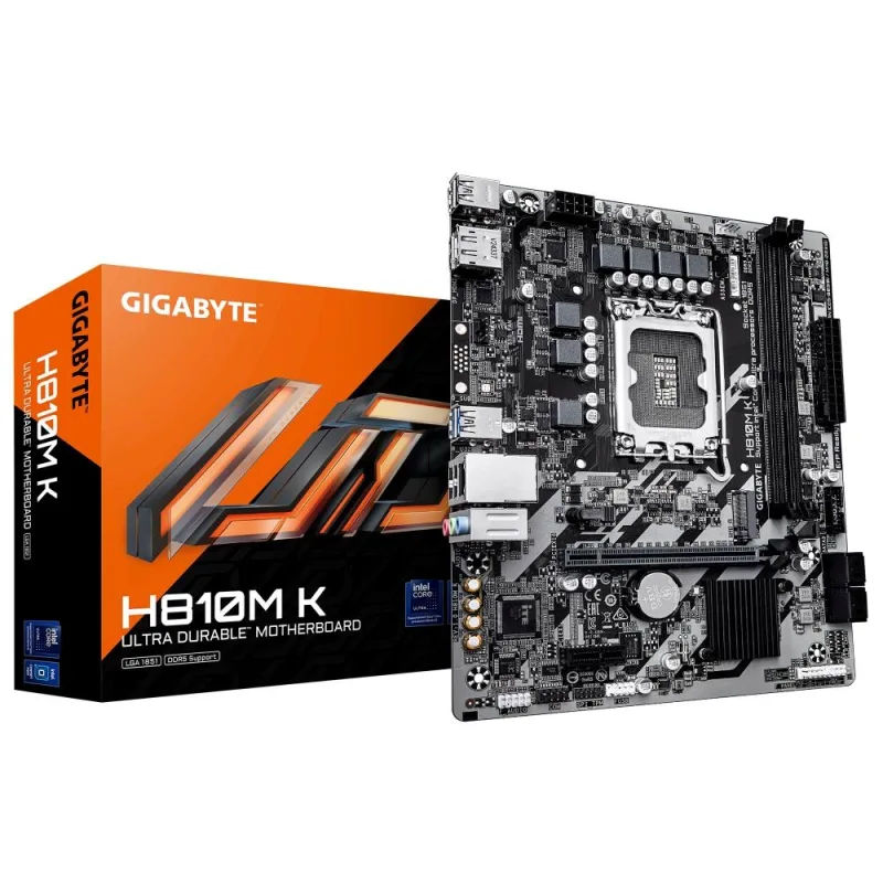 GIGABYTE MB Sc LGA1851 H810M K, Intel H810, 2xDDR5, 1xDP, 1xHDMI, …