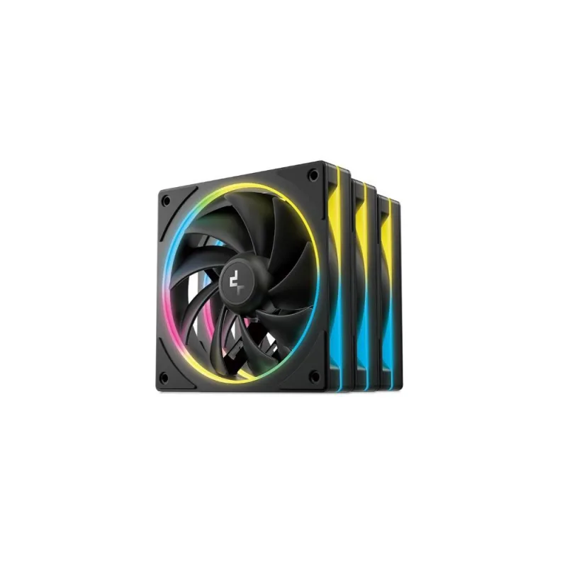 DEEPCOOL Ventilátor FL12 SE 3v1, 3x120mm, ARGB, černá R-FL12SE-BKAPN3-G