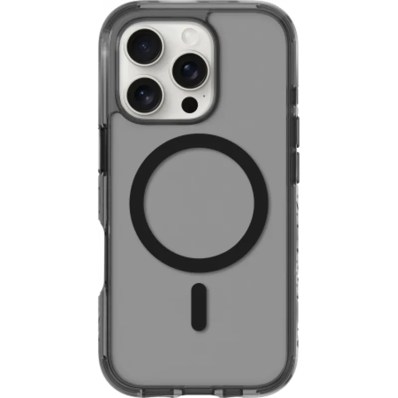 Puzdro Laut Crystal Matter X MagSafe pre iPhone 16 Pro – priehľadné čierne