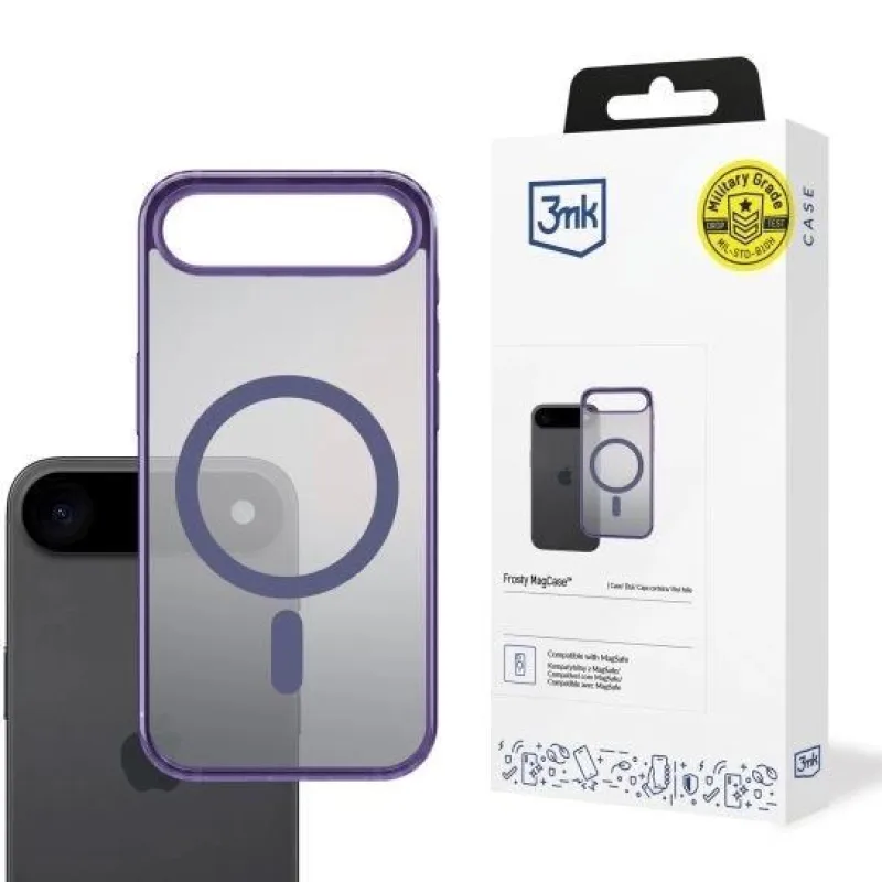 3mk ochranný kryt Frosty MagCase Purple pro Apple iPhone Air 5903108664660