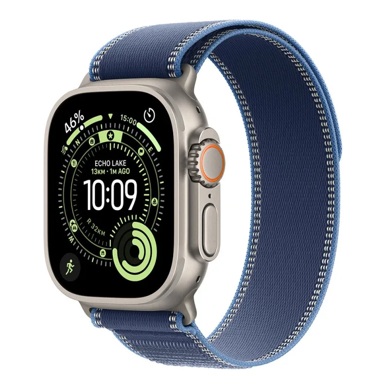 Apple Watch Ultra 3 GPS + Cellular 49mm Prírodný titán s modrým trailovým…