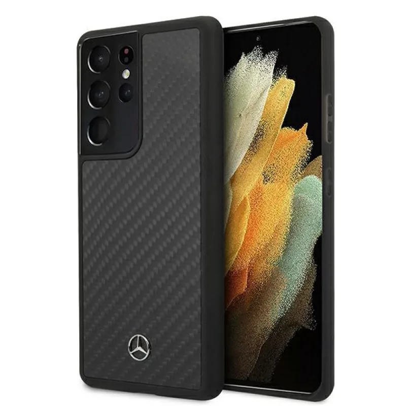 Puzdro Mercedes Dynamic Line pre Samsung Galaxy S21 Ultra – čierne