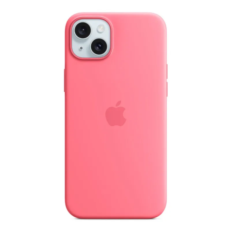 iPhone 15 Plus Silicone Case with MagSafe - Pink