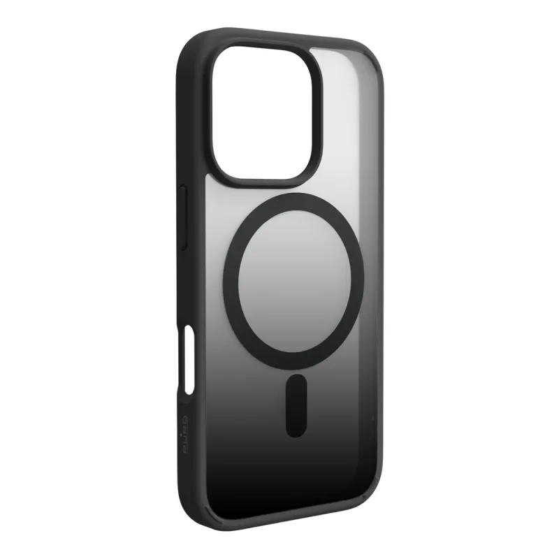 Silikónový obal Puro Gradient MagSafe pre iPhone 16 Pro Max – čierny