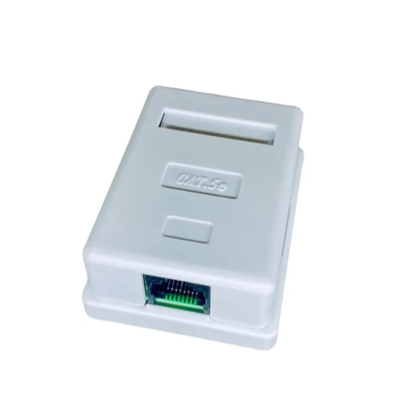 CNS Zásuvka Basic UTP 1 port, Cat5E na om. biela 4102