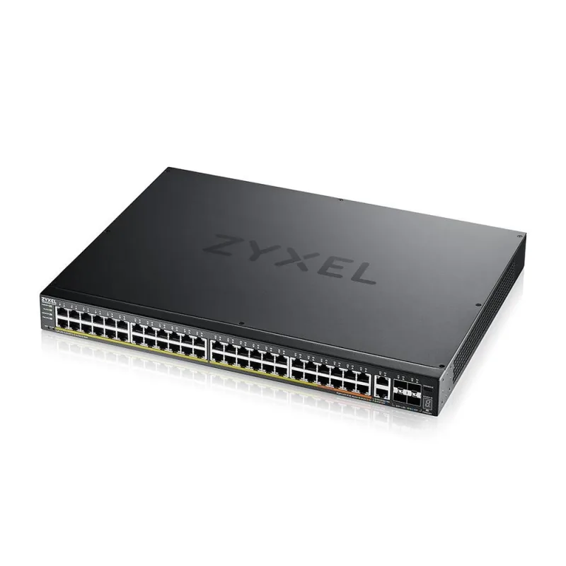 Zyxel XGS2220-54FP, L3 Access Switch, 960W PoE, 40xPoE+/ 10xPoE++, …