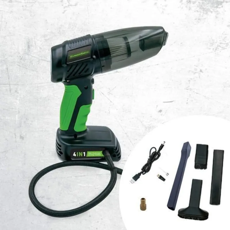 Hammersmith Air Storm vysavač do auta a vzduchový kompresor Aku M34729