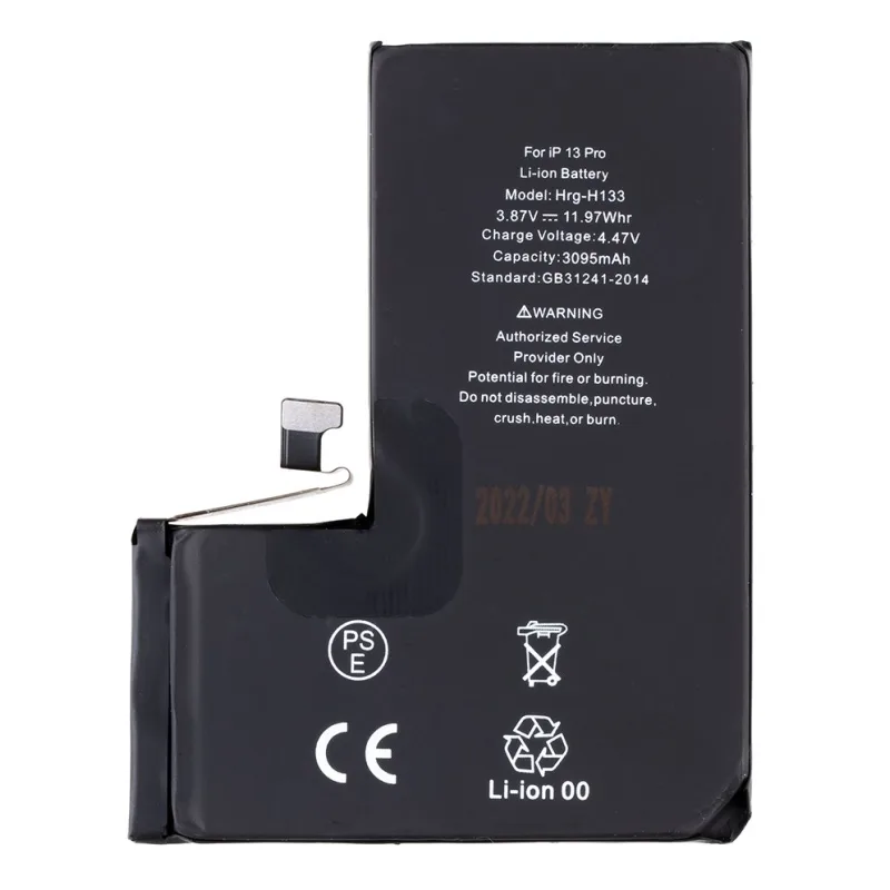 Batéria pre iPhone 13 Pro 3095mAh Li-Ion (Bulk) 8596311166969