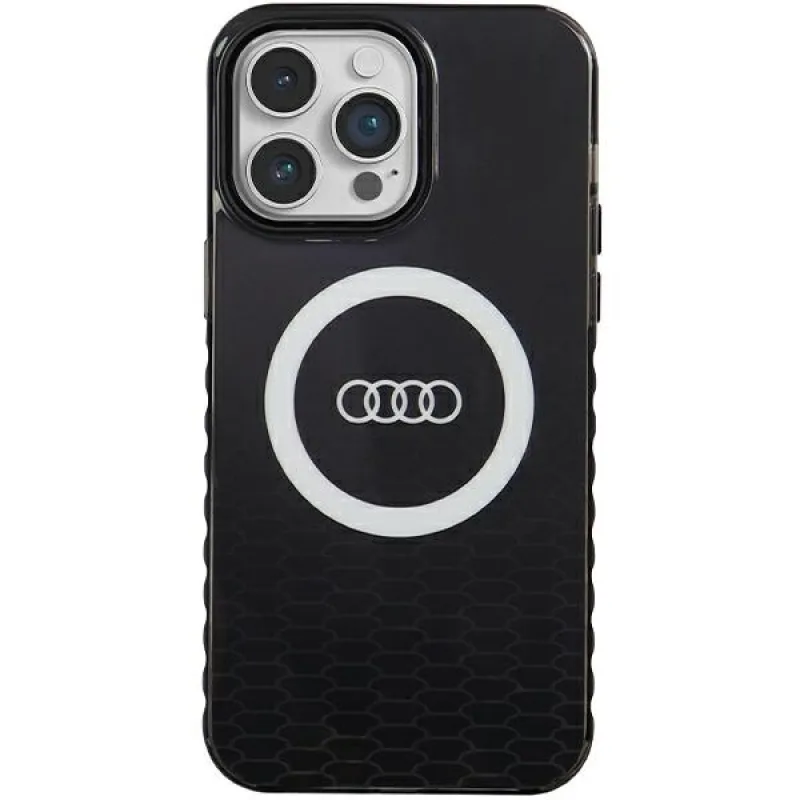 Puzdro Audi IML Big Logo MagSafe pre iPhone 14 Pro Max - čierne