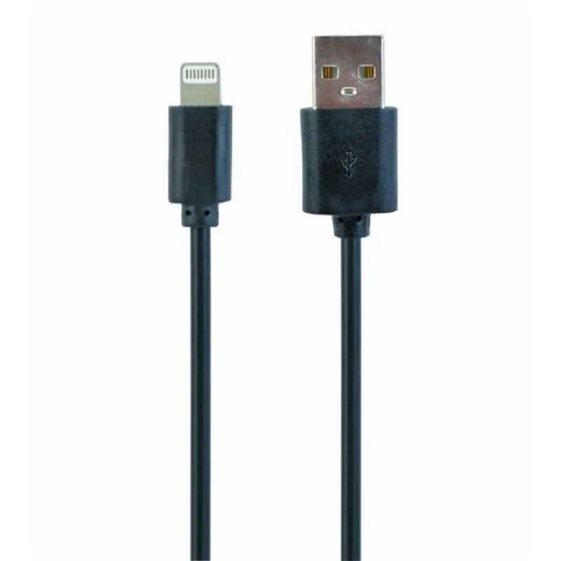 Gembird kábel nabíjací Lightning 8-pin (M) na USB 2.0 (M), 1 m, čierny CC…