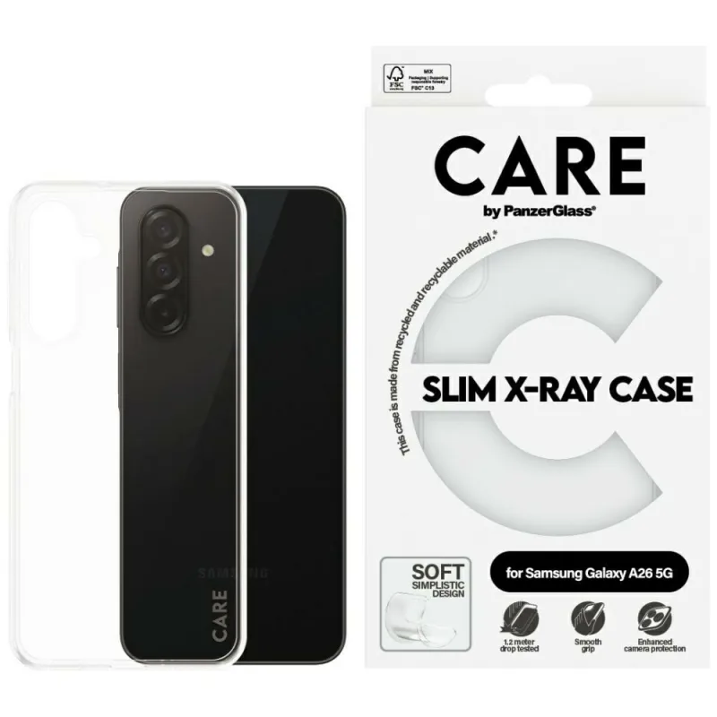 CARE by PanzerGlass Fashion X-Ray Case pre Samsung Galaxy A26 5G – priehľadné