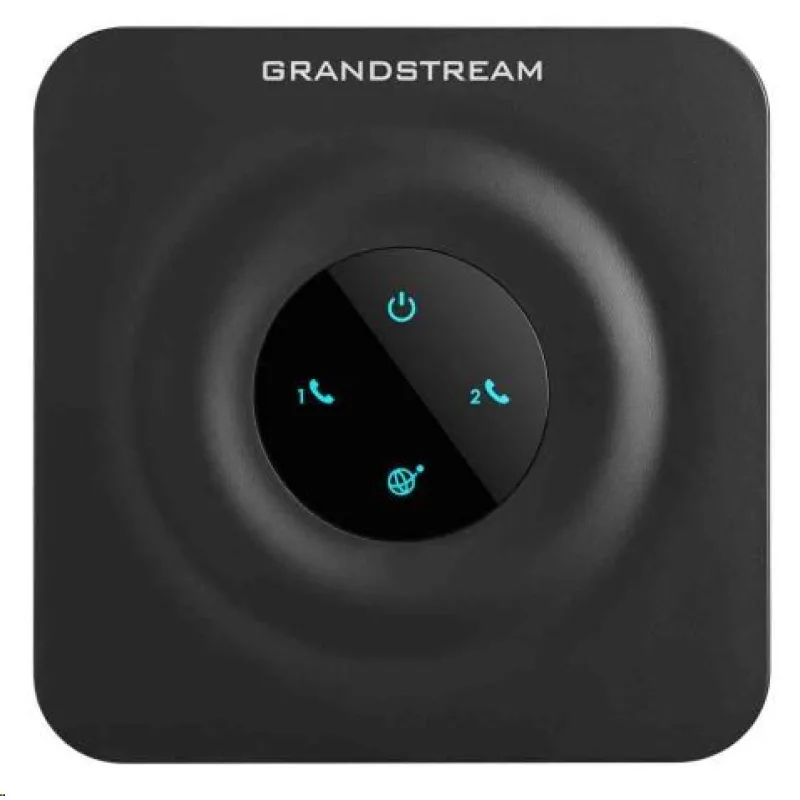 Grandstream HT802 V2 (ATA), 2x FXS, 2 SIP účty, 1x LAN, 3-cestná konf.,…