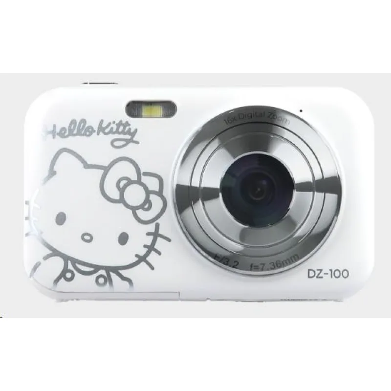 YASHICA Hello Kitty Digital Camera DZ-100 (White) YAS-DZ10HK-WH