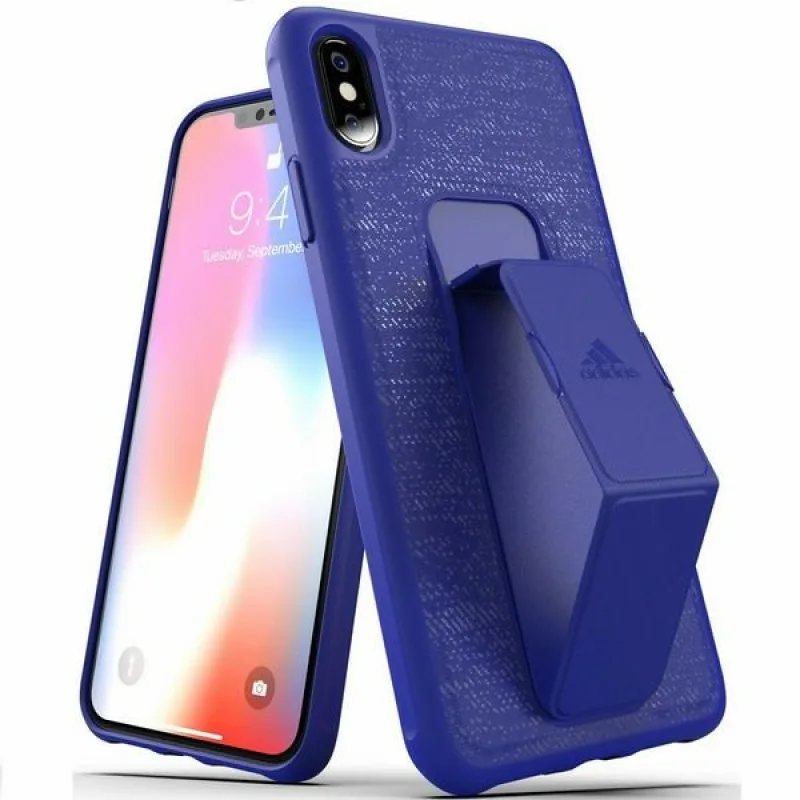 Puzdro Adidas SP Grip pre iPhone Xs Max – fialové