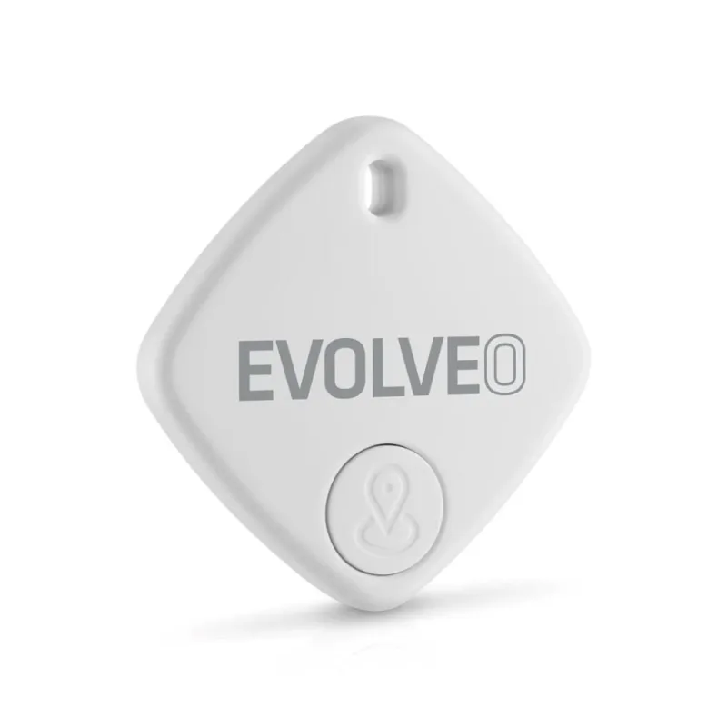 EVOLVEO TrackTag, Bluetooth lokátor s Apple Find My, biely TRACKTAG-WH