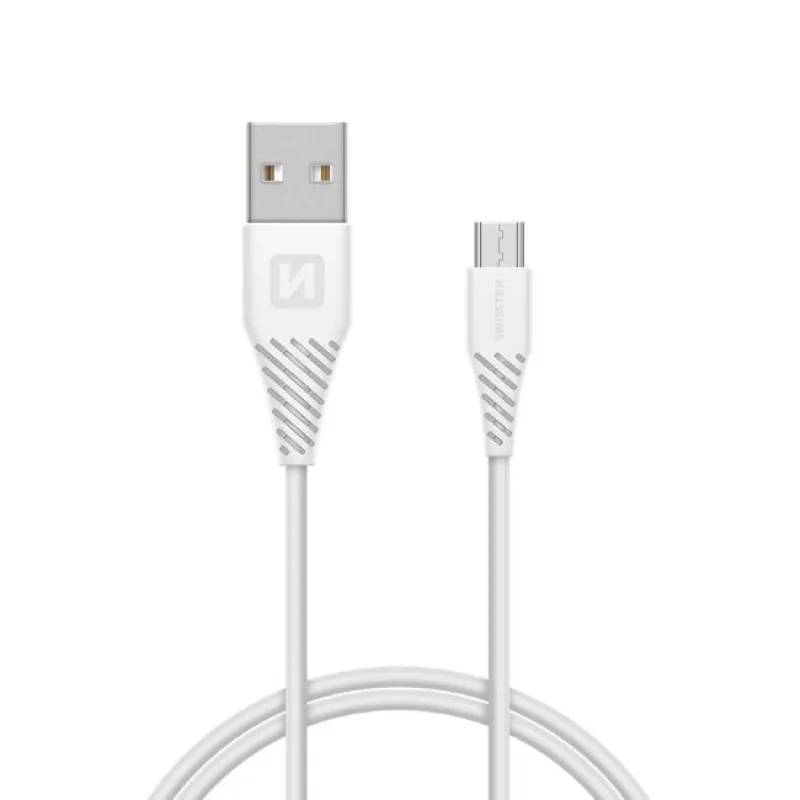 Swissten Data Cable USB / Micro USB 1.5 m (9mm), white 71504302