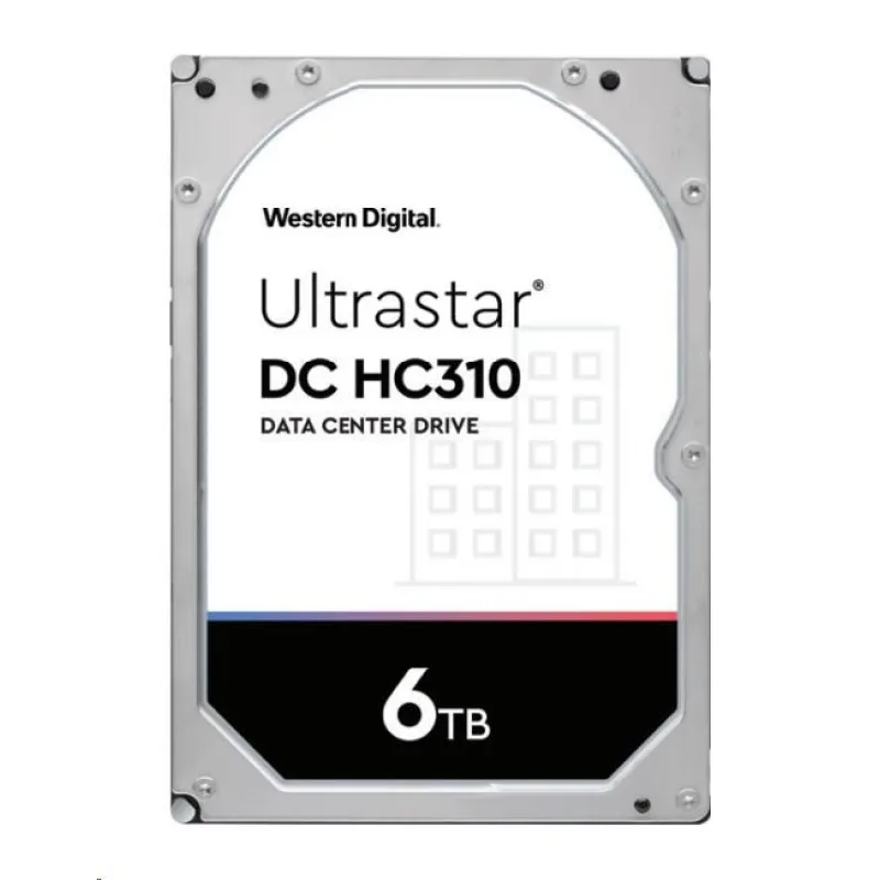 Western Digital Ultrastar® HDD 6TB (HUS726T6TAL5201) DC HC310 3.5in 26…