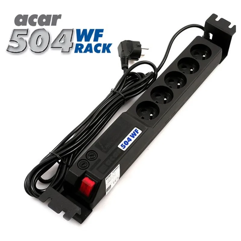 19" napája.pan.Acar 504WF 5x230V-5m black+prep.ochr 96071