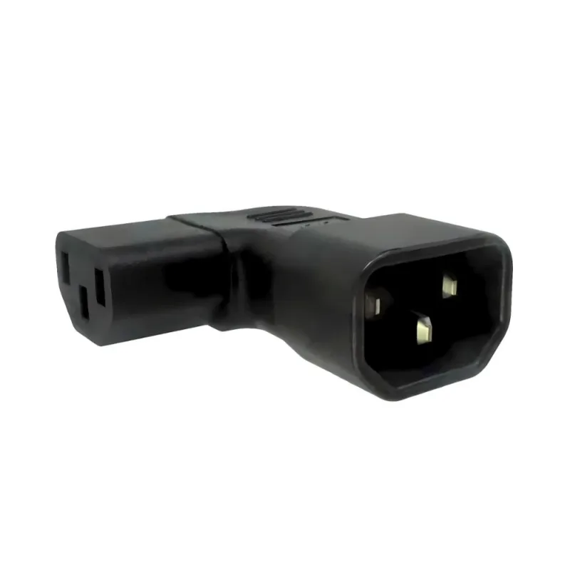 Adaptér úhlový na stranu IEC C13 na IEC C14 napětí 230V, 10A kpsr-09