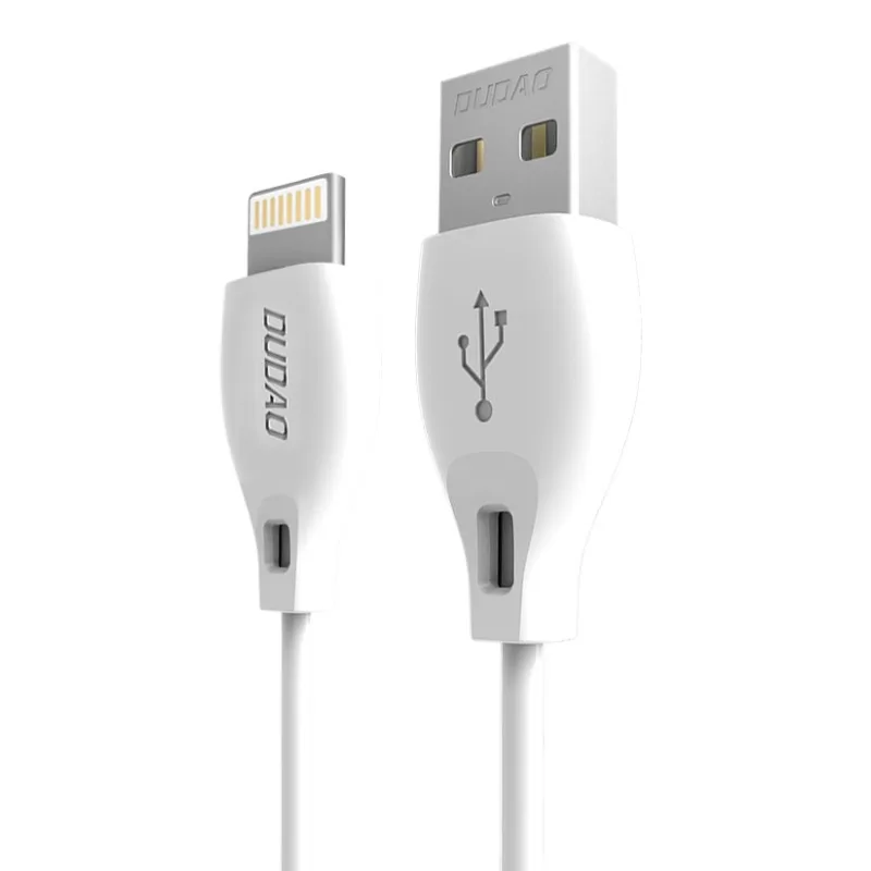 Dudao kábel USB / Lightning 2.1A kábel 2m biely (L4L 2m biely)