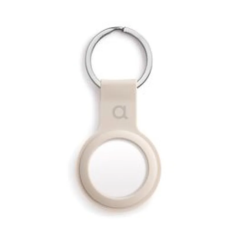 Aiino - GiGiTag Silicon holder with keychain for AirTag - Sand