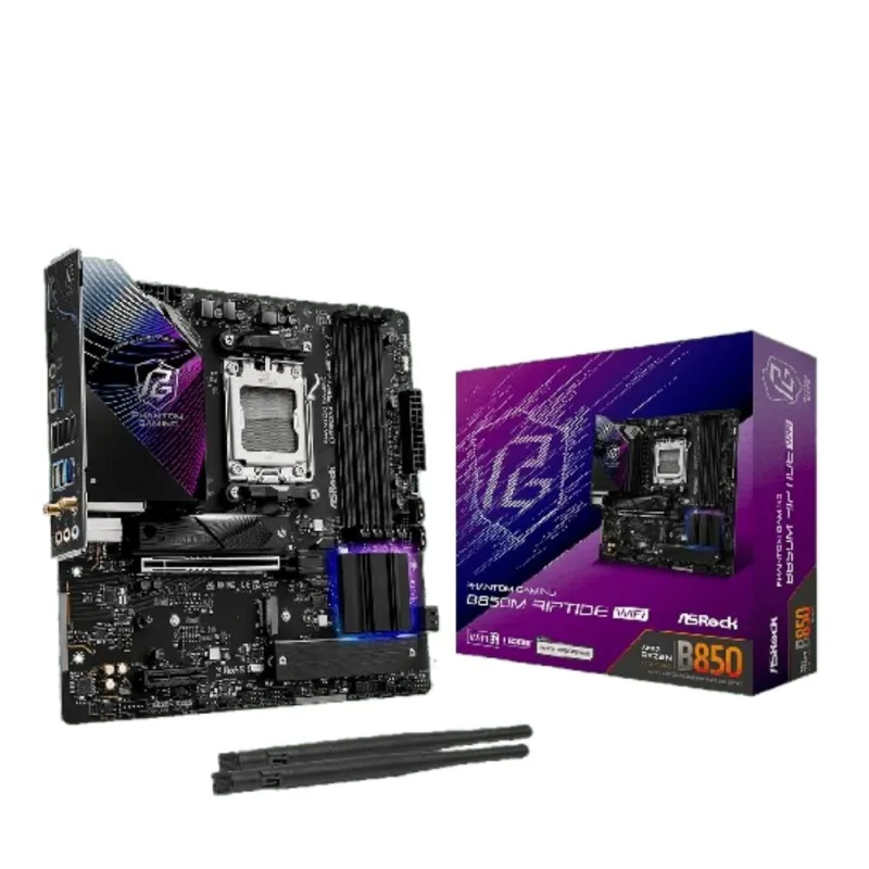 ASRock MB Sc AM5 B850M Riptide WiFi, AMD B850, 4xDDR5, 1xDP, 1xHDMI, …